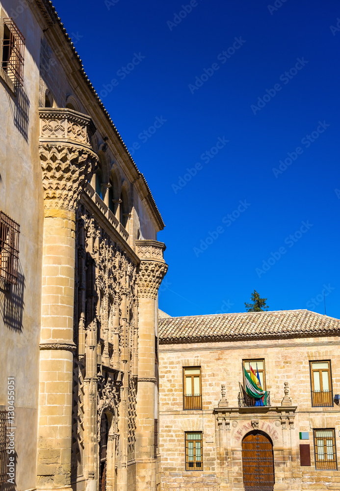 Jabalquinto Palace in Baeza, Spain. UNESCO heritage site