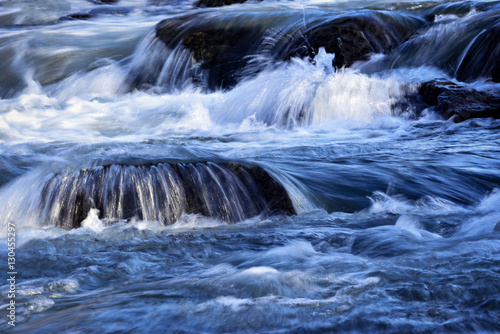 Degrees of rapids on the river