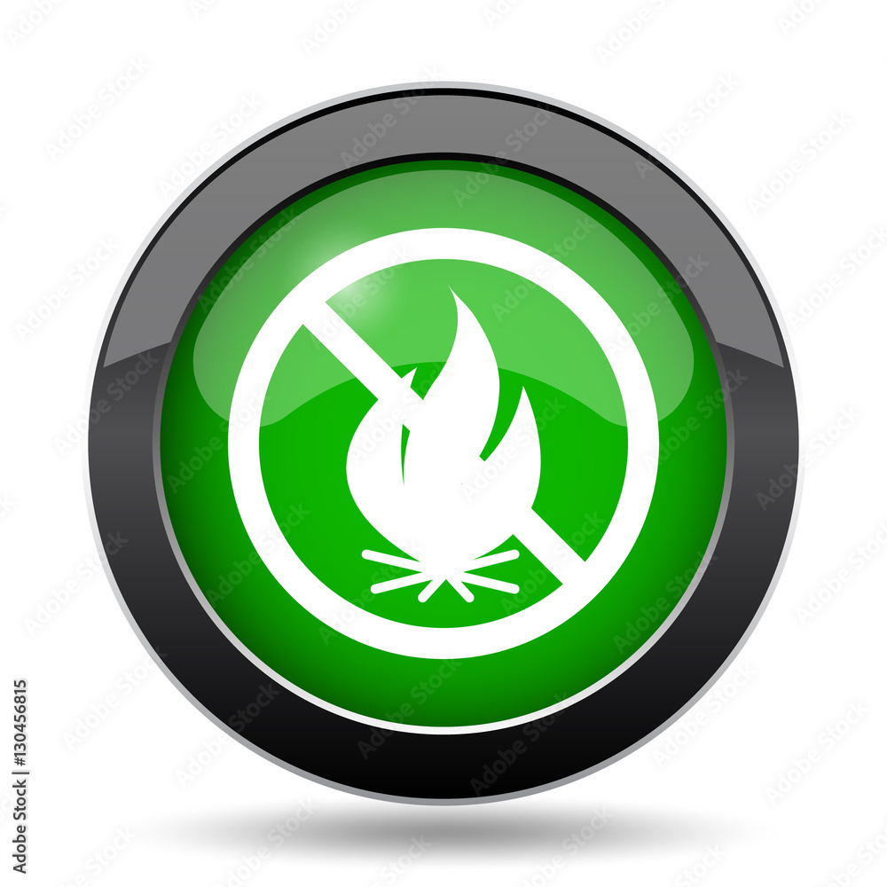 Obraz premium Fire forbidden icon