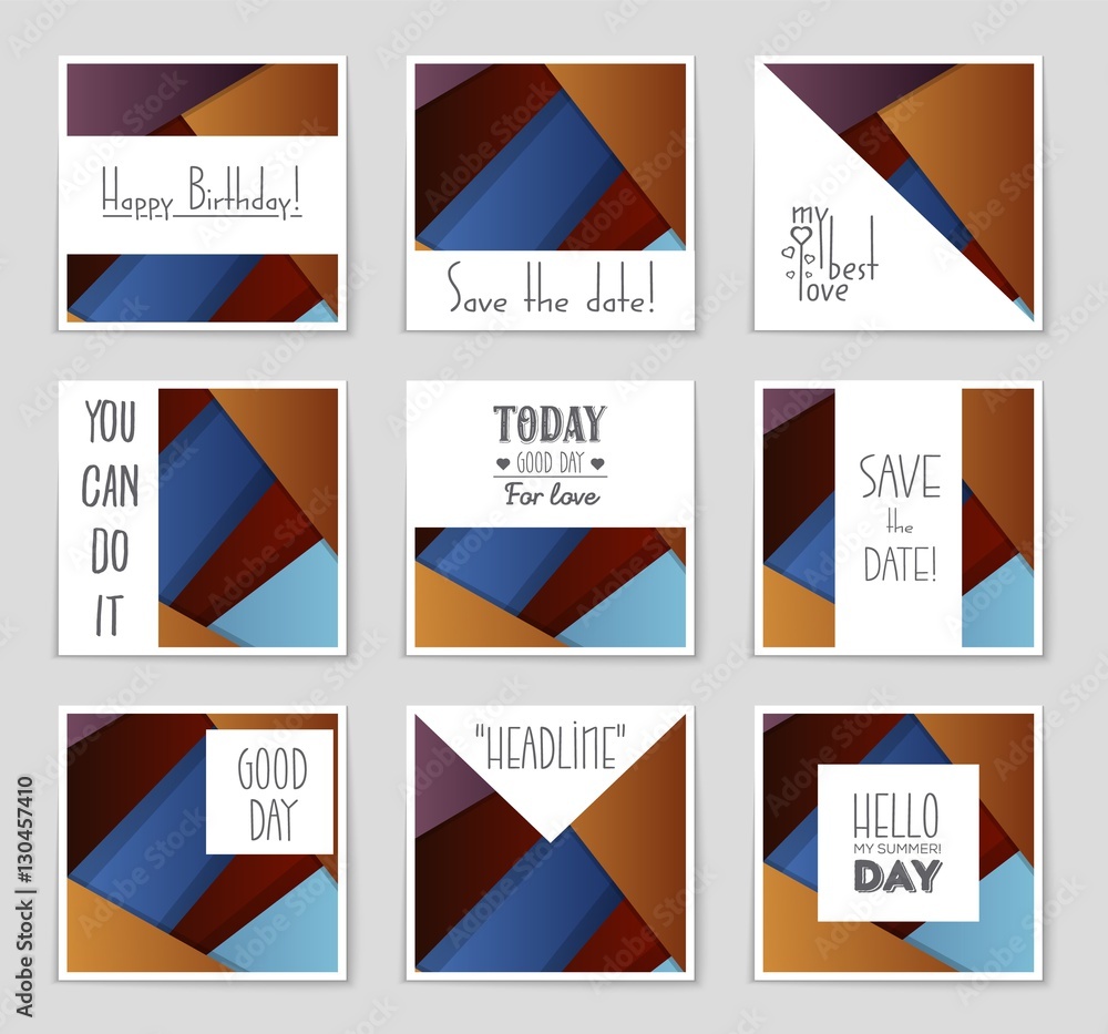 Abstract vector layout background set. For art template design, list, page, mockup brochure theme style, banner, idea, cover, booklet, print, flyer, book, blank, card, ad, sign, sheet, a4. Abstract vector layout background set. For art template design, list, page, mockup brochure theme style, banner, idea, cover, booklet, print, flyer, book, blank, card, ad, sign, sheet, a4.