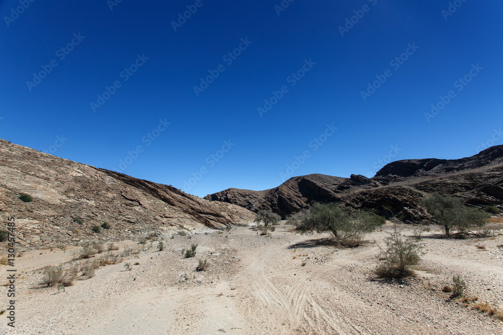 Dry River in Sossusvlei, Namibia