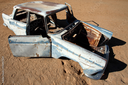 Classic Car at Solitaire - Sossusvlei, Namibia photo