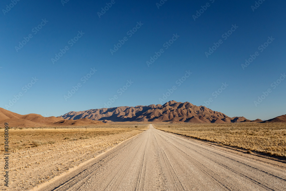 Desert Highway at Sossusvlei, Namibia