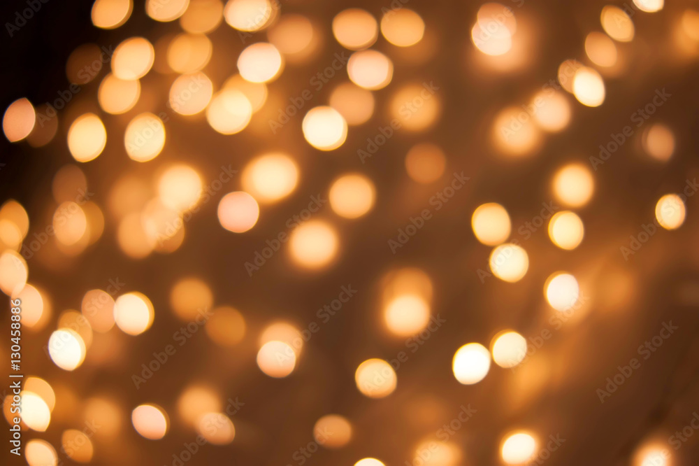Christmas lights golden bokeh Christmas lights golden bokeh