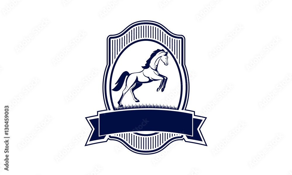 Sorrel Horse Vector Illustration in Flat Design Sorrel Horse Vector Illustration in Flat Design