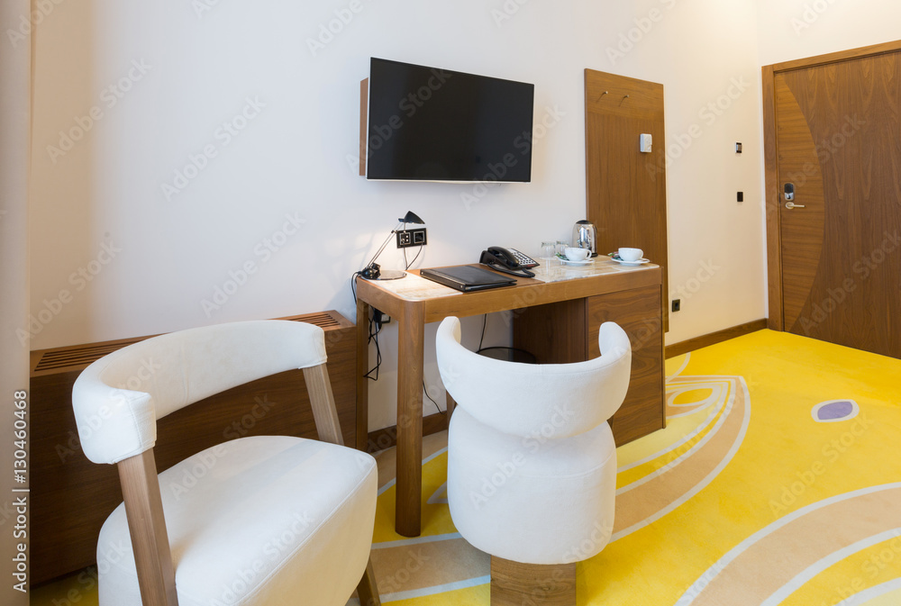 Fototapeta premium Interior of a modern new hotel room