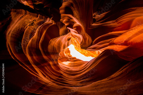 Sandstone sculpted walls, Upper Antelope Canyon, Arizona