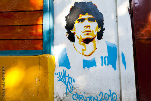 Diego Maradona is a legend in Argentina photo