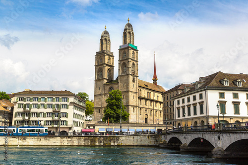 Grossmunster church in Zurich