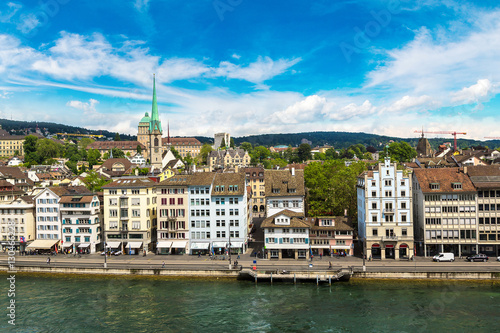 Panoramic aerial view of Zurich © Sergii Figurnyi