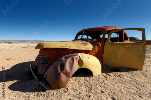 Classic Car at Solitaire - Sossusvlei, Namibia