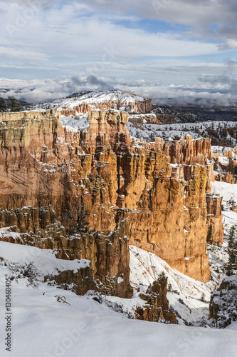 Winter Storm Clouds over Bryce Canyon National Park