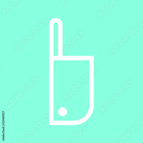 Chopping knife icon in trendy flat style isolated on grey background. Kitchen symbol for your design, logo, UI. Vector illustration, EPS10.