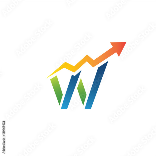  Letter  M Arrow Logo