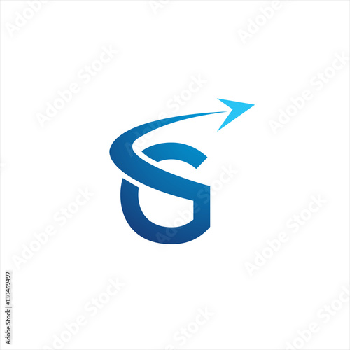 Free Download letter G arrow logo - GFXLoad