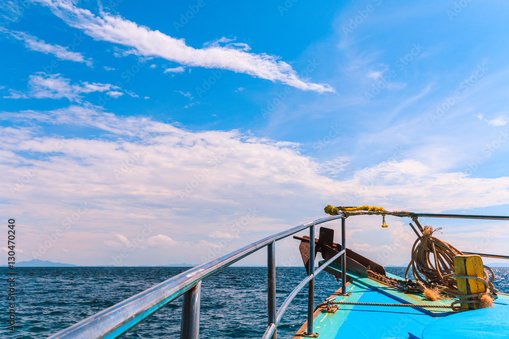 Boats in andaman sea, going to phi phi islands Phuket, Krabi, So