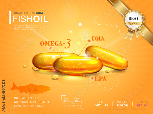Fish oil ads template