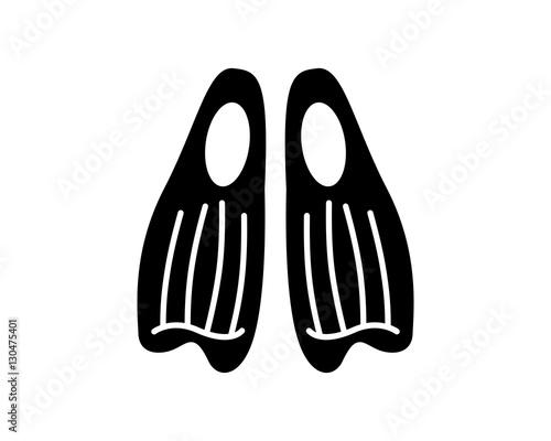 black footwear snorkeling