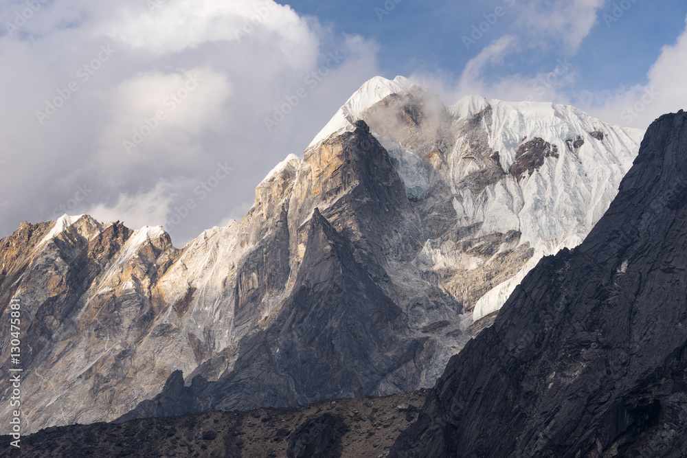 Lobuche east mountain peak, Everest region Lobuche east mountain peak, Everest region