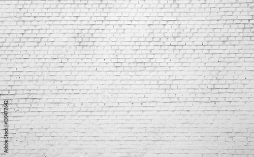 White brick background