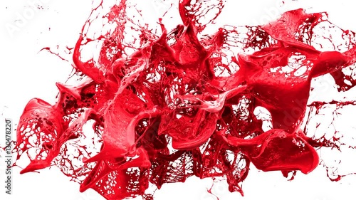 liquid ink colourful eplosion slowmotion. photo