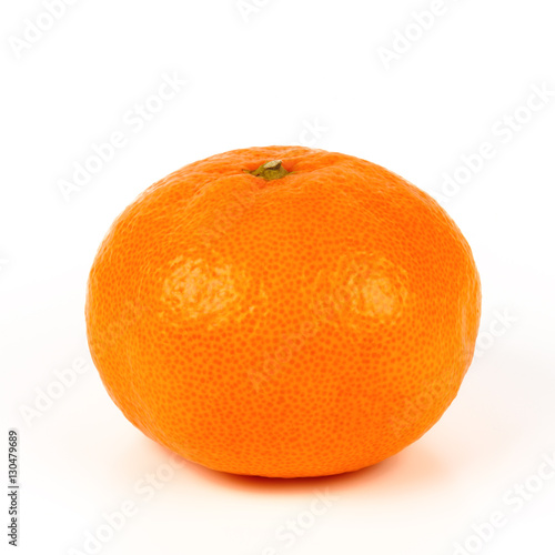 Fresh tangerine  isolated on a white background. Ripe fruit full of vitamins.