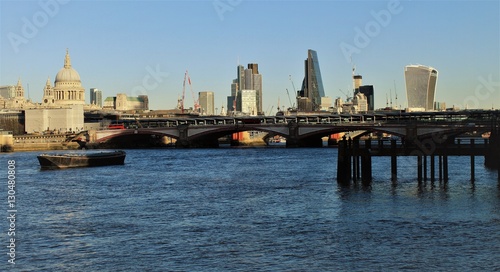London. City skyline from west 12-2016