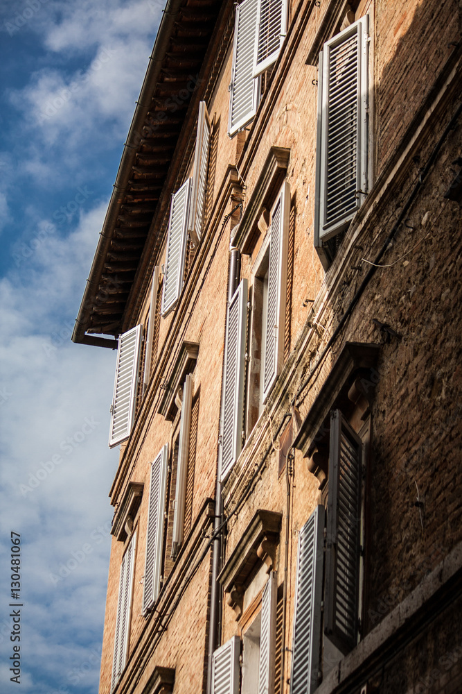 old houses in Siena