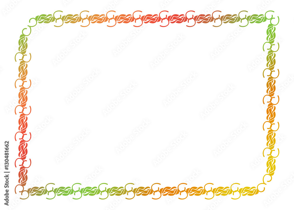 Beautiful oval floral frame with gradient fill. Beautiful oval floral frame with gradient fill.