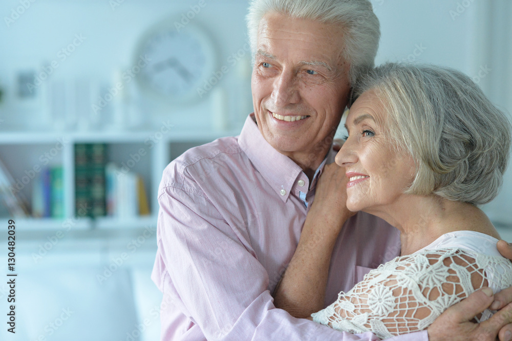senior couple at home senior couple at home