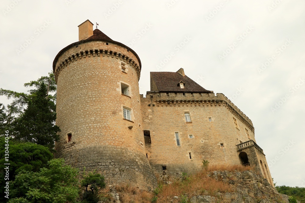 castle of Cabrerets , department of the Lot , FRANCE
