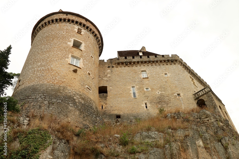 castle of Cabrerets , department of the Lot , FRANCE
