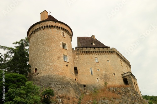 castle of Cabrerets , department of the Lot , FRANCE
