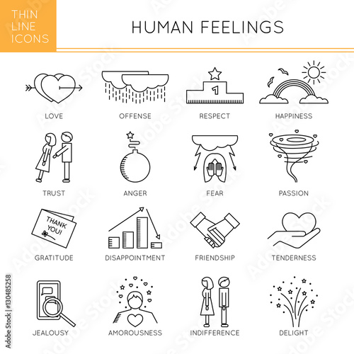 Feelings and emotions set