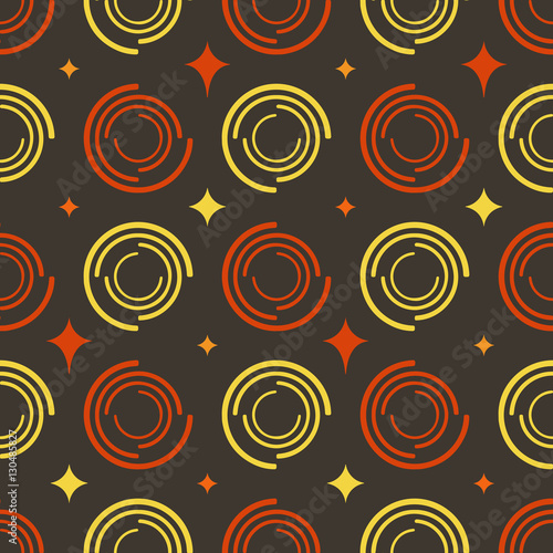 Background colored circles stars