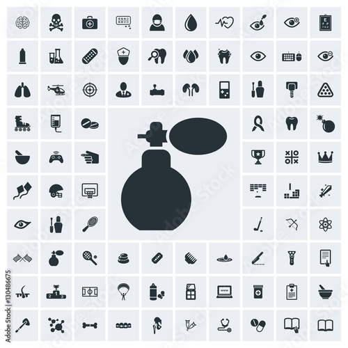 Perfume icon, vector icon set