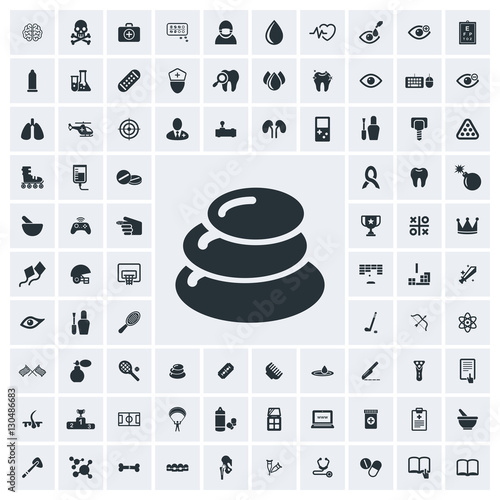 Spa icon, vector icon set