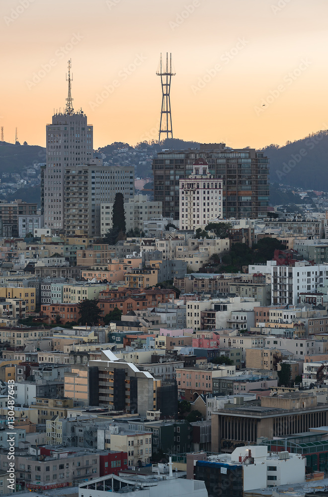 Downtown of San Francisco