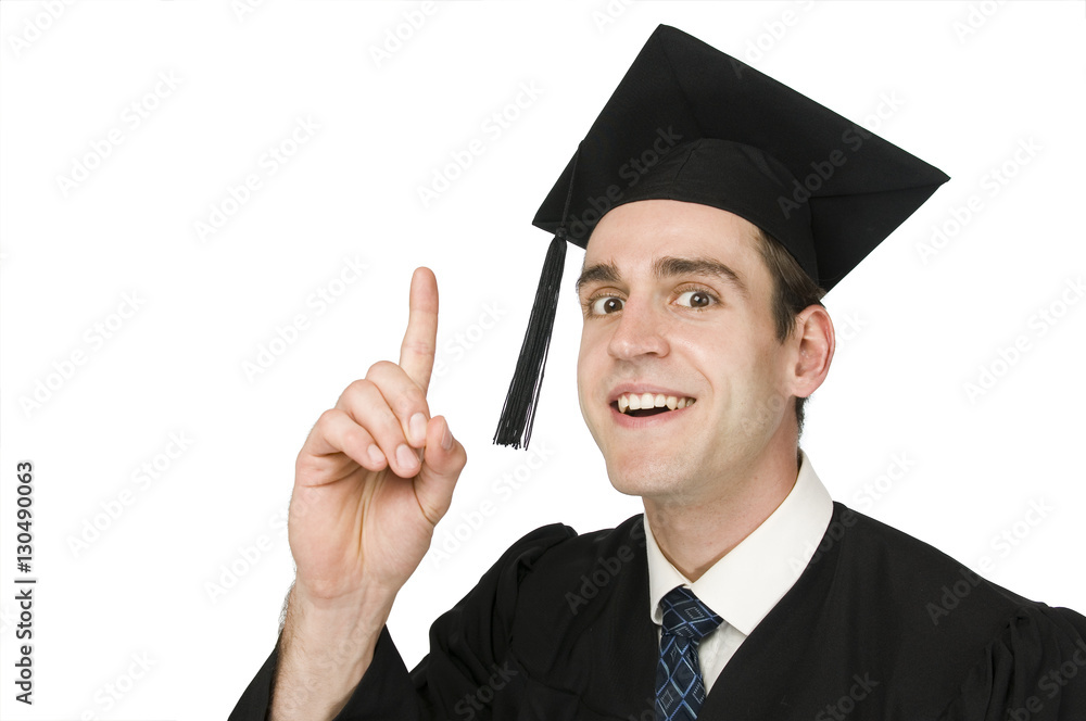 raising the finger of graduate raising the finger of graduate
