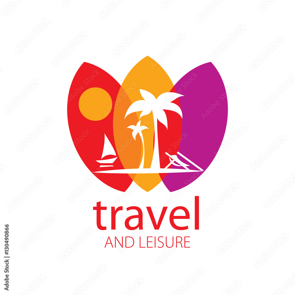 Fototapeta premium Vector logo travel