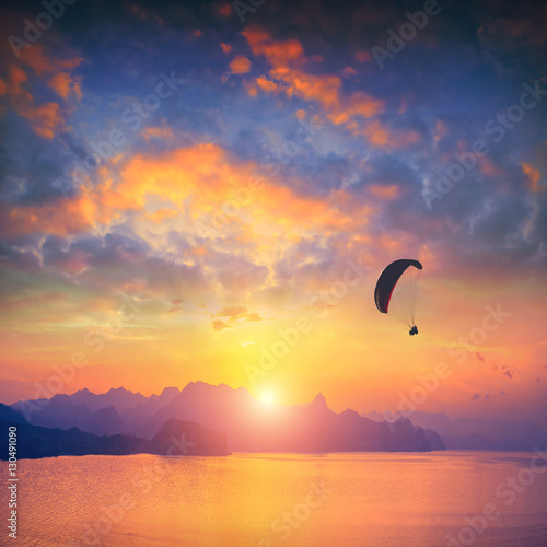 Paraglide above Crimea