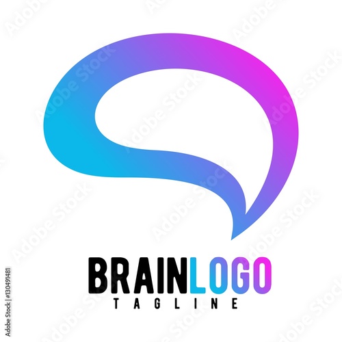 brain vector logo