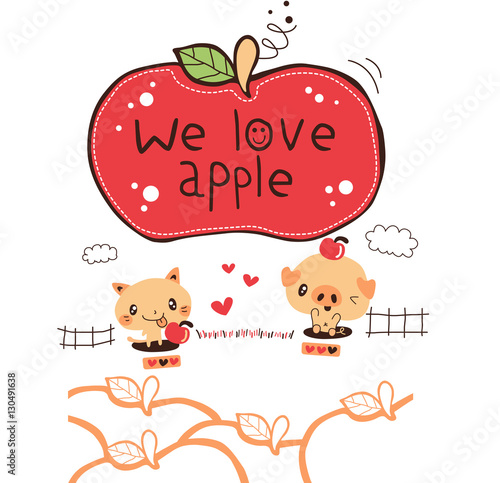 we love apple