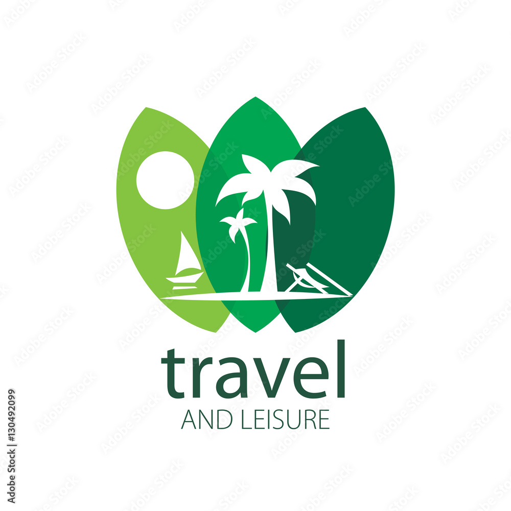 Fototapeta premium Vector logo travel
