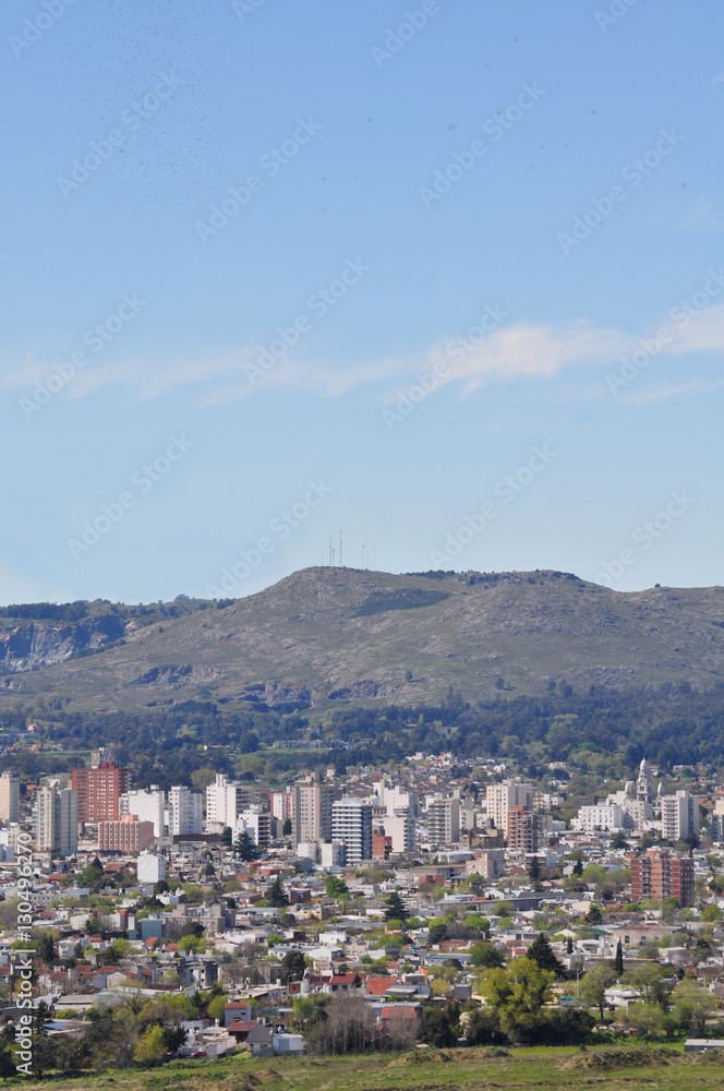 General view of Tandil City in Buenos Aires, Argentina