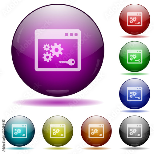 Free Download API key glass sphere buttons - GFXLoad