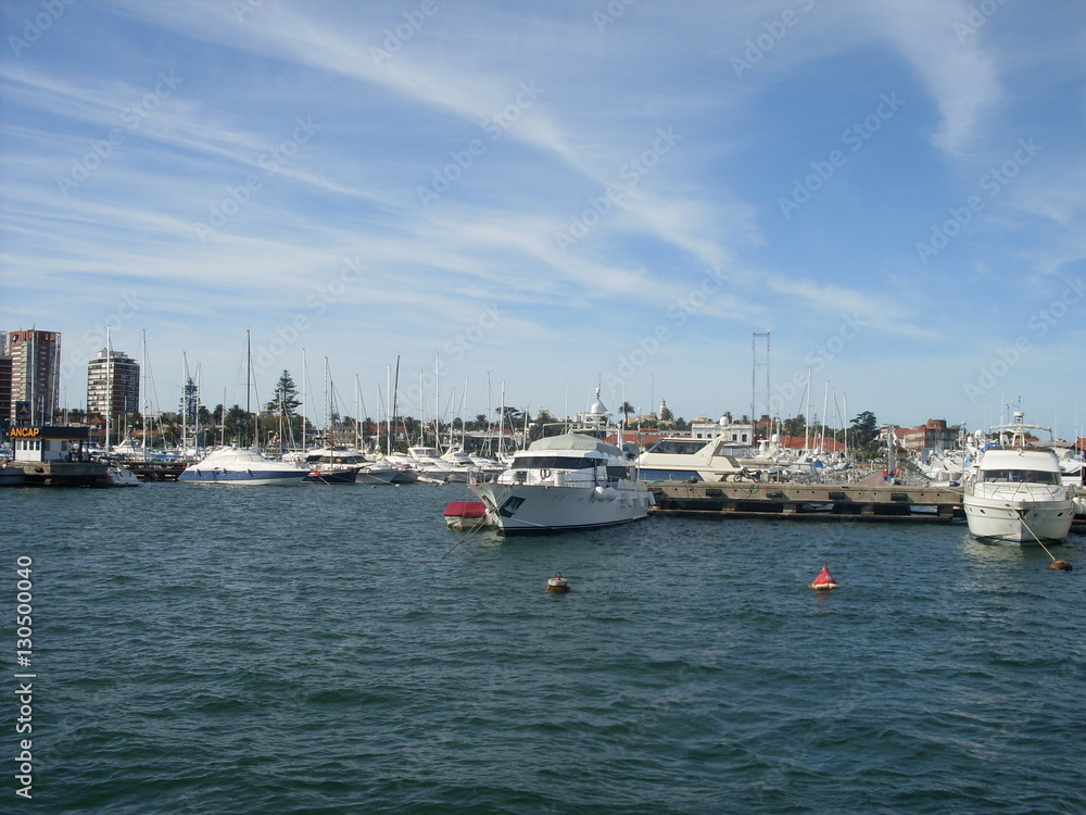 yachts at port