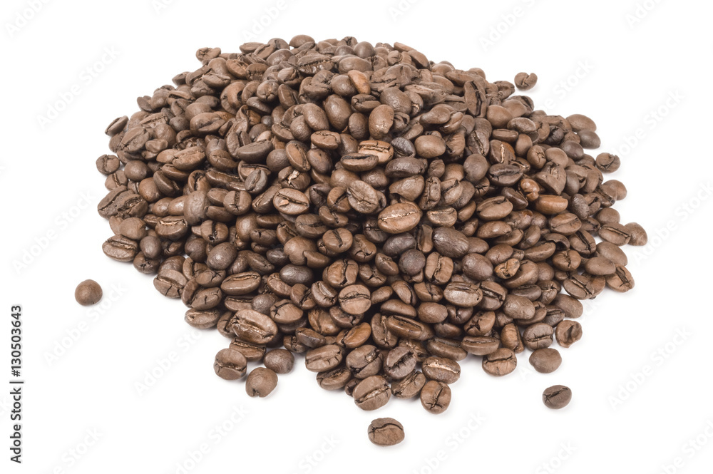 Brazilian coffee on a white background. Clipping path Brazilian coffee on a white background. Clipping path