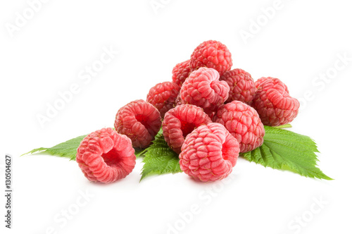 Sweet raspberry isolated on a white background with clipping path
