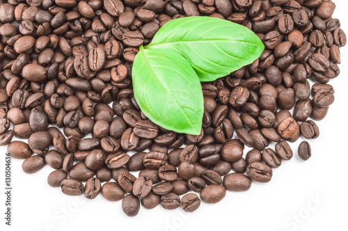 Brazilian coffee isolated on a white background cutout